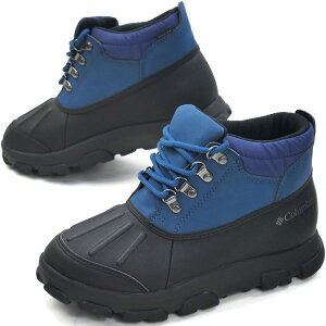 コロンビア スノーブーツ 防水 メンズ スノーピア チャッカ オムニテック 雪道対応 レディース チャッカブーツ 冬靴 ウインターブーツ 防寒 アンクル丈 アウトドア 保温 YU4947 010 ブラック 黒