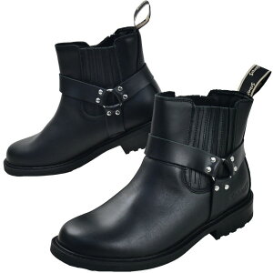 \最大6%クーポン有 10/29迄/ショット ショートブーツ リングブーツ メンズ ショート丈 日本製 レザーブーツ メイドインジャパン 本革 S24102 ブラック 黒 靴 送料無料 evid