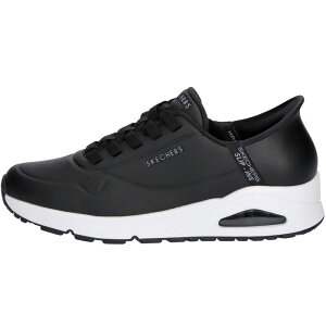 スケッチャーズ ハンズフリー スリップインズ ウノ - イージー エア メンズ スニーカー スリッポン 手を使わずに履ける 靴 エアクッション ローカット メモリーフォーム レースアップ ブラ