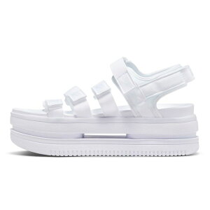 \ポイント8倍 10/27 9:59迄/ナイキ レディース 厚底サンダル ウィメンズ アイコン クラシック サンダル カジュアルシューズ DH0223-100 ホワイト/ピュアプラチナ-ホワイト 靴 NIKE 送料無料 最強