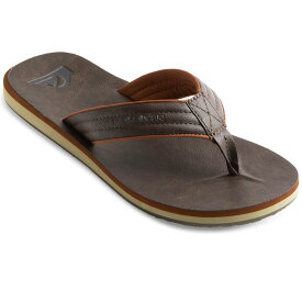 ＼ポイント7倍 2/18限定／クイックシルバー トングサンダル CARVER NUBUCK メンズ ペタンコ底 ビーチサンダル カジュアルシューズ コンフォートサンダル ビーチ サーフィン QSD251201 靴 送料無料 最強翌日配送 evid