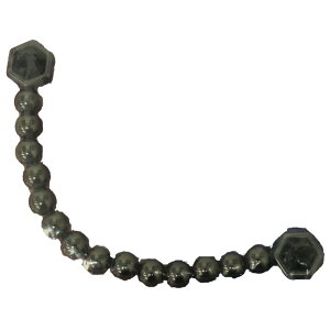 _ő1000~N[|L 11/24^NbNX V[p[c Y fB[X Wrbc LbY pN K^ `F[ jibbitz Punk Gunmetal Chain NbOp ANZT[ ^bN `[