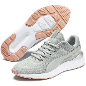 \最大6%クーポン有 10/29迄/プーマ アデラコア スニーカー レディース ランニング 紐靴 カジュアルシューズ ジョギング ブラック グレー ローカット 370544 送料無料 最強翌日配送 evid