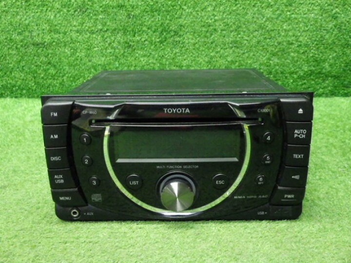 楽天市場】【中古】トヨタ 純正 OP-W60 08600-00J10 純正オーディオ CD 