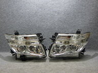 【中古】エルグランド ヘッドライト左右 HID キセノン E52 TNE52 前期 100-23009 S2 26010-1JB1A バラス…