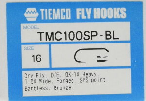�e�B���R(TIEMCO) �t���C�t�b�N Q100 TMC100SP-BL 10��
