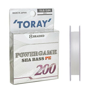 ����(TORAY) �p���[�Q�[�� �V�[�o�XPE 200m �z���C�g 12lb (0.6��)