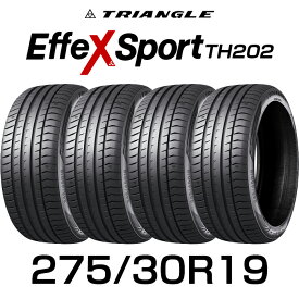 【タイヤ交換可能】【送料無料】19インチタイヤ 275/30R19-96Y TRIANGLE EffeX Sport TH202【4本セット】たいや 2753019 275/30/19 トライアングルタイヤ エフェックススポーツ サマータイヤ 夏タイヤ トライアングル
