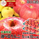 あす楽 青森 りんご 選べる品種 5kg箱・10kg箱 家庭用/訳あり 選べるシナノスイート シナノゴールド 金星 美丘 あいか他【クール便送料無料】青森 りんご 5キロ・10キロりんご 自宅用大小様々 4480円～★選べる品種と重量 家訳