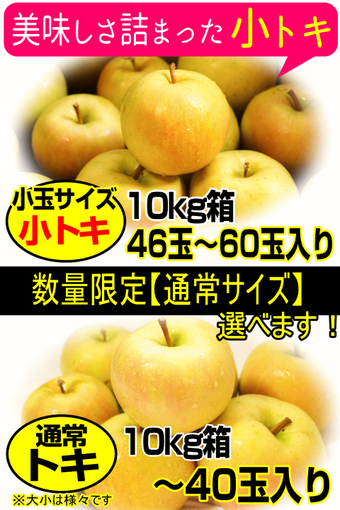 楽天市場】【即日発送】 青森 りんご 10kg箱 訳あり/家庭用 小トキ 46 楽天市場】【即日発送】 青森 りんご 10kg箱 訳あり/家庭用 小トキ 46