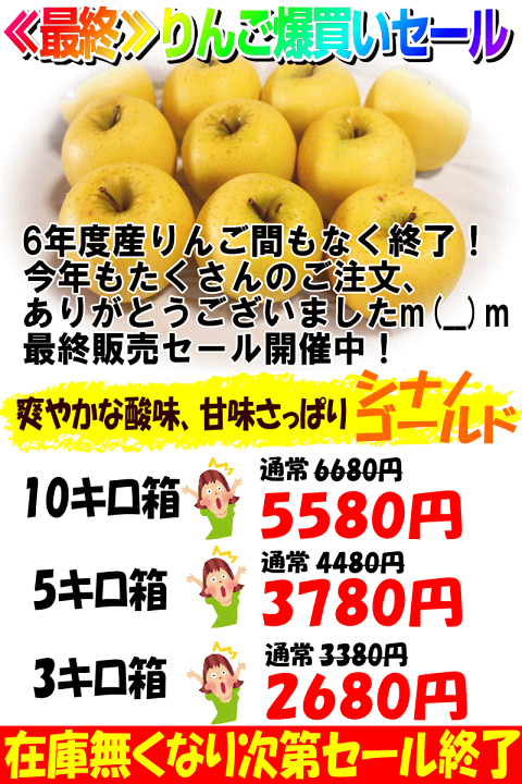 楽天市場】今年もありがとう最終セール【あす楽】 青森りんご シナノ