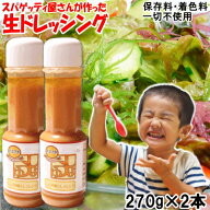 【送料無料】最大1002円引き！酵素を食べる生ドレッシング 2本セットしょうゆ味 たっぷり270g×2本【保存…