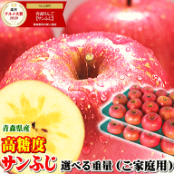 セール！即日発送 青森 りんご サンふじ 家庭用 10kg/5kg/3kg/2kg【送料無料】青森 りんご ふじ 選べる2…