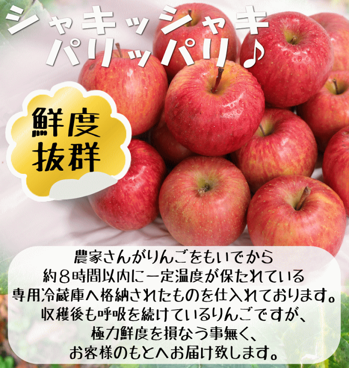 楽天市場】クーポンで2980円～!!【あす楽】青森 りんご 5kg箱 高糖度