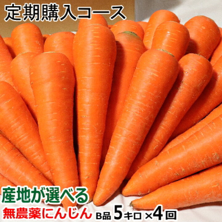 楽天市場】クーポンで10％引き☆単品より安い!!【定期購入】にんじん 