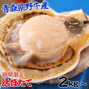 【予約受付中】青森 野牛産 活ほたて 殻付き 選べる大2kg・3kg・5kg【へら付き】青森 ホタテ 天然 地まき 野牛ホタテ 旬 青森 天然 ほたて 一年の中で40日間だけ出荷!!大サイズ ほたて 殻付き 送料無料【楽ギフ_のし宛書】