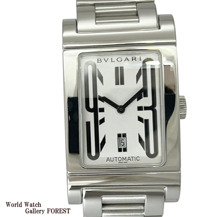 楽天市場】ブルガリ BVLGARI レッタンゴロ RT45S 中古 メンズ腕時計 
