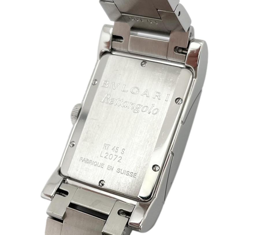 楽天市場】ブルガリ BVLGARI レッタンゴロ RT45S 中古 メンズ腕時計