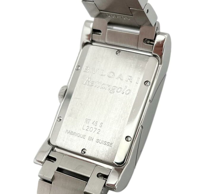 楽天市場】ブルガリ BVLGARI レッタンゴロ RT45S 中古 メンズ腕時計  