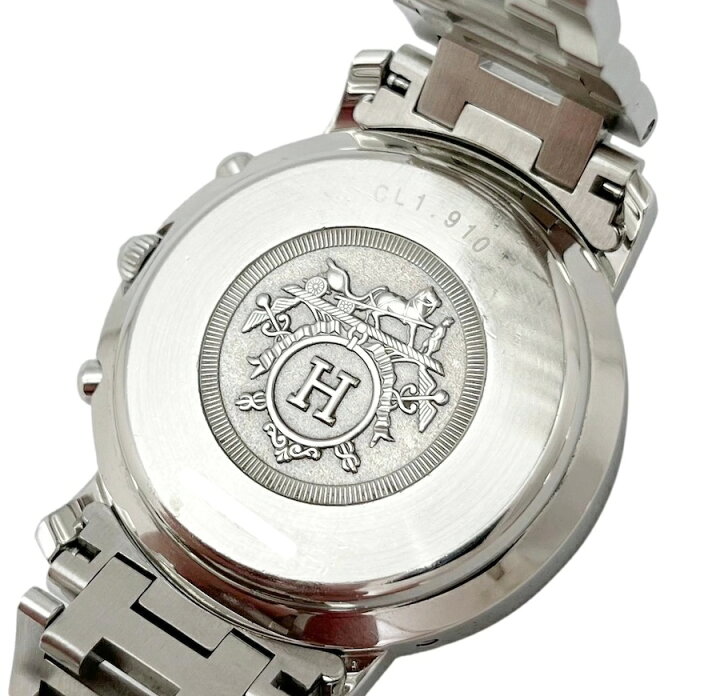 楽天市場】HERMES エルメス クリッパー CL1.910 中古 メンズ腕時計 