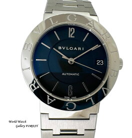 BVLGARI ブルガリ BB33SS ブルガリブルガリ 自動巻き 中古 メンズ腕時計 ボーイズ ユニセックス 黒文字盤 Aランク