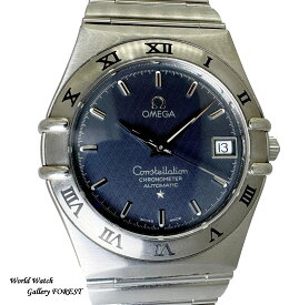 OMEGA オメガ コンステレーション 1502.40 中古 メンズ腕時計 自動巻き クロノメーター ネイビー文字盤 Aランク