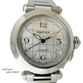 カルティエ Cartier パシャC W31023M7 腕時計 自動巻き メンズ レディース シルバー文字盤 外装仕上げ Aランク