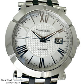 Tiffany＆Co ティファニー アトラス ジェント 中古 メンズ腕時計 Z1000.70.12A21A00A 自動巻き シルバー文字盤 Aランク