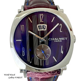 ショーメ CHAUMET ダンディ グランドデイト W11283-47B 中古 メンズ腕時計 自動巻き ブラウン文字盤 スモールセコンド 外装仕上げ