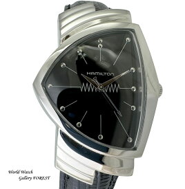 ハミルトン HAMILTON ベンチュラ 中古 メンズ 腕時計 H24411732 クオーツ 黒文字盤 Aランク