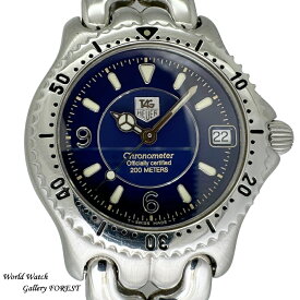 タグホイヤー TAG HEUER プロフェッショナル200M セルシリーズ WG5214-P0 中古 メンズ腕時計 自動巻き ブルー文字盤