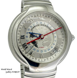 ダンヒル dunhill ミレニアム GMT DC2601M 世界1884本限定 中古 メンズ腕時計 自動巻き シルバー文字盤 Aランク