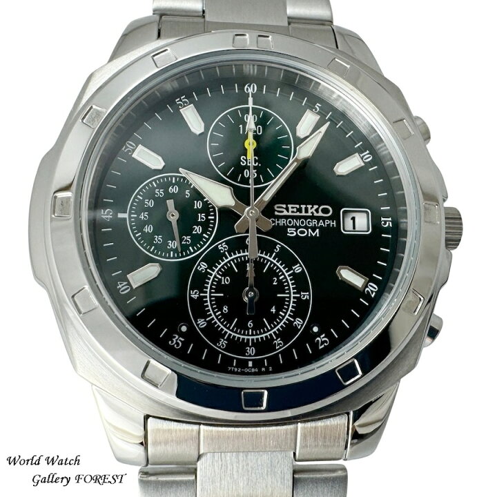 楽天市場】未使用品 セイコー SEIKO クロノグラフ 7T92-0CA0 クオーツ 