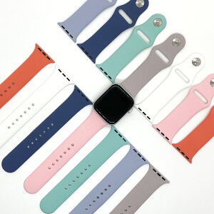 Apple Watch Series 11/10/9/8/7/6/SE �s�^�b�Ɛ������� 45mm 42mm �h�� ���ϋv �V���R�� ���o�[�o���h Apple�E�H�b�` ���� 40mm �X�|�[�c�o���h �f�� ���o�[�x���g AppleWatch �~���g �u���[ �z���C�g �u���b�N 