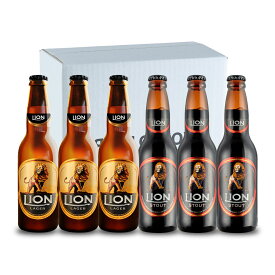 スリランカ ライオンビール瓶 ラガー＆スタウト 6本セットクラフトビール 世界のビール 海外ビール ライオンビール アジアビール スリランカビール カレー 飲み比べ 詰め合わせ 母の日 父の日 敬老の日 誕生日 贈り物 お中元 お歳暮 プレゼント ギフト セット 正規輸入品