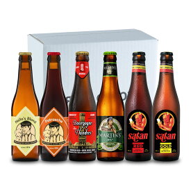 ベルギービール 飲み比べBOX (330mlx6本入)クラフトビール 海外ビール 飲み比べ 詰め合わせ 母の日 父の日 敬老の日 誕生日 贈り物 お中元 お歳暮 プレゼント ギフト セット 正規輸入品