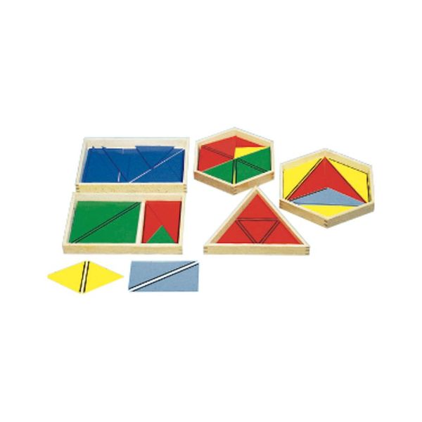 モンテッソーリ モンテ 構成三角形（セット） Ｎ おもちゃ 知育玩具 モンテッソーリ教具 キッズ