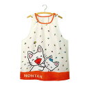 ノンタンでかでかありがとうエプロン M-L 2L-3L 4L-5L ナチュラル×オレンジ 保育士エプロン 大人用エプロン他 大人用…