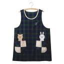 エプロン 保育士 BWエプロン M-L 2L-3L 4L-5L グリーン 保育士 エプロン キャラクター エプロン 幼稚園 エプロン 幼稚…