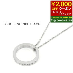 y11/15I|Cgő8{z ]}WF Maison Margiela fB[X Y lbNX LOGO RING NECKLACE SM1UU0035 SV0158 Vo[ 951 O lbNX ANZT[ `F[ y_g V