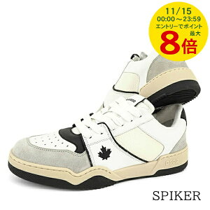 y11/15I|Cgő8{z 󂠂 fB[XNGA[h DSQUARED2 Y Xj[J[ SPIKER SNM0315 1606243 WHITE BLACK zCg ubN M072 V[Y C [XAbv [Jbg a NX