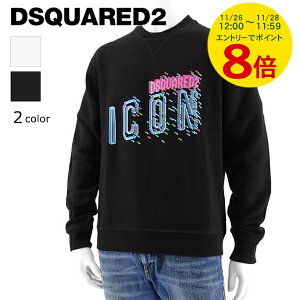 y11/28 12܂ŁI|Cg8{z fB[XNGA[h DSQUARED2 Y XEFbgVc PIXELED ICON COOL FIT S79GU0109 S25516 zCg 100 ubN 900 ICON ACR g[i[ N[lbN XEFb