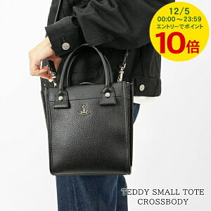 y12/5I|Cg10{z BBAEGXgEbh Vivienne Westwood fB[X V_[obO TEDDY SMALL TOTE CROSSBODY 4803000DU S000D BLACK ubN N403 efB g[g NX{fB g[g I