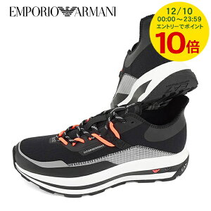 y12/10I|Cg10{z G|IA}[j GAZbe EMPORIO ARMANI EA7 Y Xj[J[ ALTURA SUMMER BLACK AND WHITE X8X145 XK336 BLACK SILVER ORANGE FLUO ubN S499 V[Y C [Jbg [