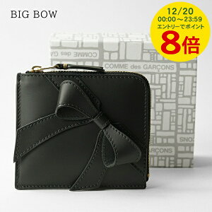 �y12/20����I�|�C���g8�{�z �R���f�M�����\�� COMME des GARCONS ���f�B�[�X �R�C���P�[�X BIG BOW SA3100BB �u���b�N BLACK �r�b�O �{�E ���{�� ���z �T�C�t �~�j�E�H���b�g ���K���� L���t�@�X�i�[ ���n