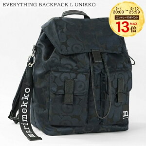 �y9/10�܂ŁI�|�C���g�ő�13�{�z �}�����b�R marimekko ���f�B�[�X �o�b�N�p�b�N EVERYTHING BACKPACK L UNIKKO 095299 �_�[�N�l�C�r�[ 550 �G�u���V���O �o�b�N�p�b�N L �E�j�b�R �o�b�O ���� �a���� �y2026�t