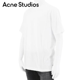 アクネ ストゥディオズ Acne Studios メンズ Tシャツ BL0230 Optic white ホワイト 183 半袖 カットソー クルーネック 【プレミアムSTOCK-22SS】