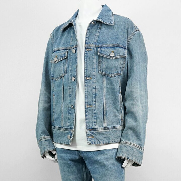 楽天市場】アミ AMI メンズ デニムジャケット TRUCKER JACKET IN USED 