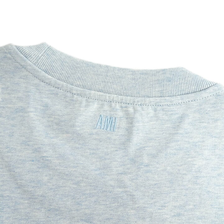 楽天市場】アミ AMI メンズ Tシャツ UTS005 726 BLEU CACHEMIRE CHINE 