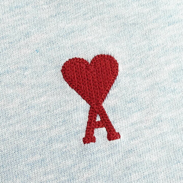 楽天市場】アミ AMI メンズ Tシャツ UTS005 726 BLEU CACHEMIRE CHINE 
